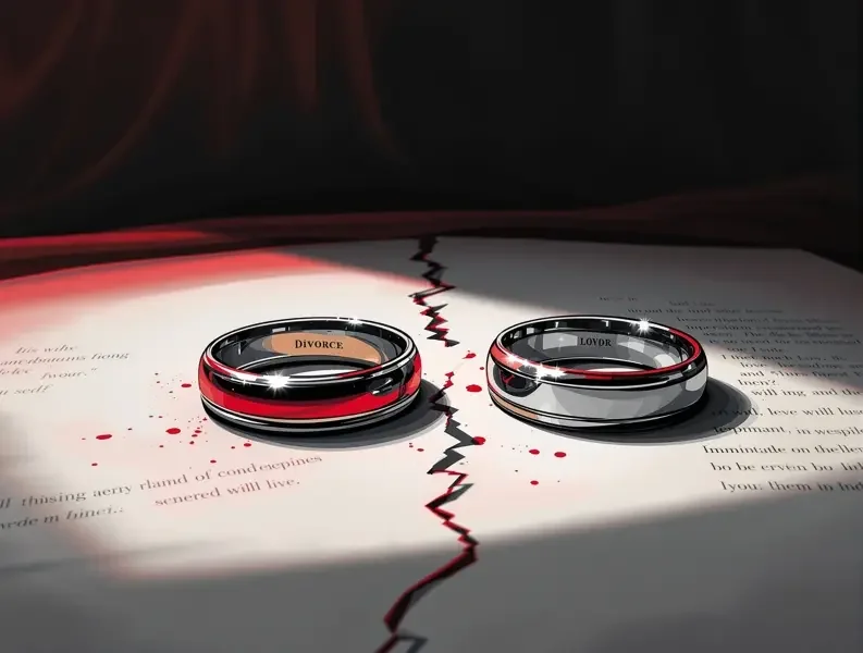 明星夫妻低调离婚曝光，十年感情终成遗憾 配图